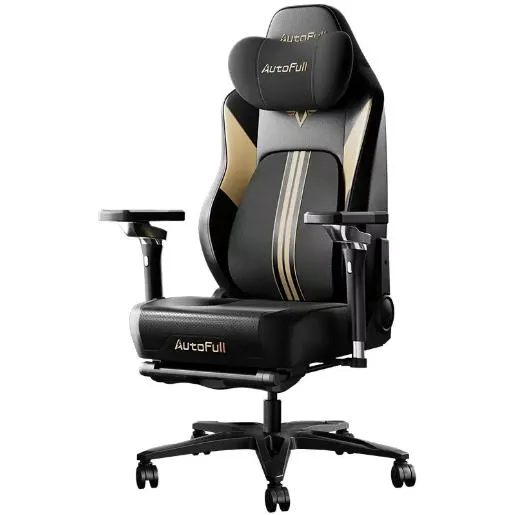 High-Back PC Gamer Chair with Footrest for Long Hours Sitting