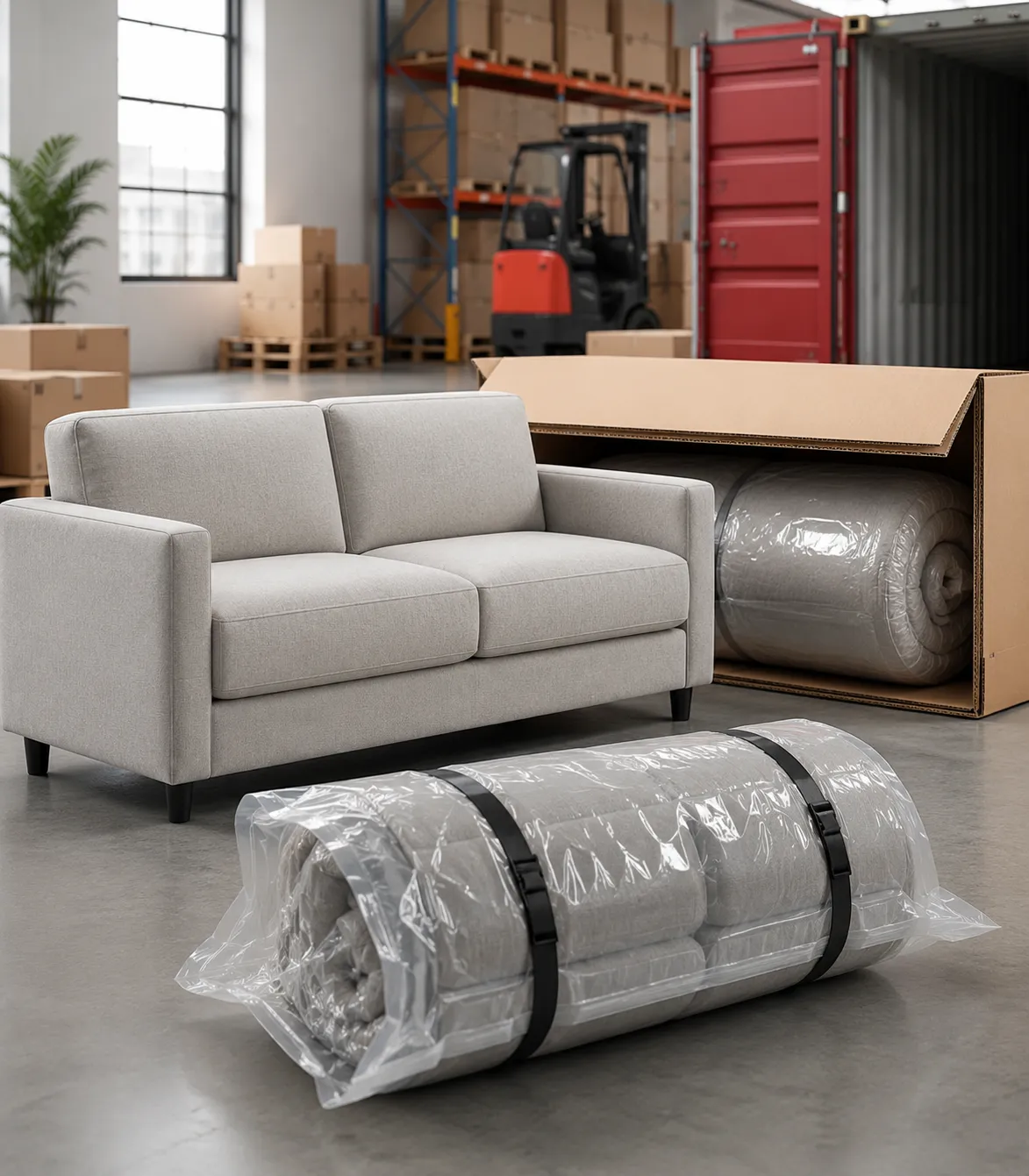 Compression Sofa Manufacturer Guide: Vacuum Packing, Recovery Testing and Container Loading